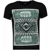 Local Fanatic One Dollar Eye Black Stones - Herr T Shirt - 4302Z Black...
