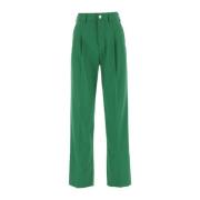 Koché Slim-fit Trousers Green, Dam