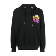 Barrow Klassisk Svart Hoodie för Män Black, Herr