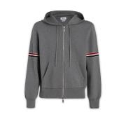 Thom Browne Sweatshirt med Sweatshirt med dragkedja Gray, Herr