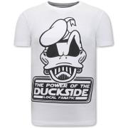 Local Fanatic DuckSide Herr T-Shirt White, Herr
