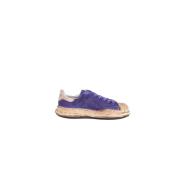Mihara Yasuhiro Canvas Blakey Sneakers Purple, Herr