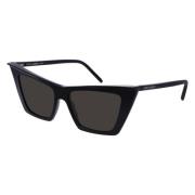 Saint Laurent Stilfulla solglasögon med svart båge Black, Unisex