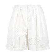 Msgm Shorts White, Dam