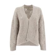 Panicale Cardigans Beige, Dam