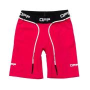 Off White Casual Shorts Pink, Dam