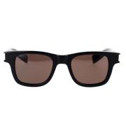 Saint Laurent Vintage Rectangular Sunglasses SL 564 005 Black, Herr