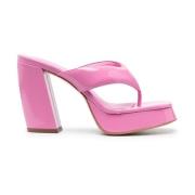 Gia Borghini High Heel Sandals Pink, Dam