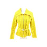 Prada Vintage Förbrukad jacka Yellow, Dam