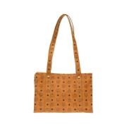 MCM Pre-owned Pre-owned Canvas totevskor Brown, Unisex