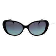 Tiffany & Co. Pre-owned Svarta Oversized Gradient Solglasögon Black, D...