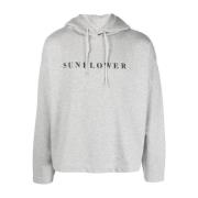 Sunflower Ljusgrå Melange Day Hoodie Gray, Herr