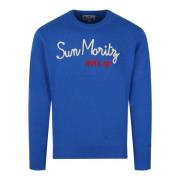 MC2 Saint Barth Sun Moritz Sweater - Fw23 Après-ski Kollektion Blue, H...