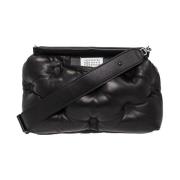 Maison Margiela Axelväska Glam Slam Medium Black, Dam