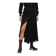 Erika Cavallini Midi Skirts Black, Dam