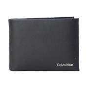 Calvin Klein Kompakt Bifold Plånbok med Myntficka Black, Herr