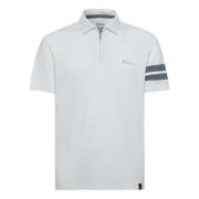 Boggi Milano Polo Shirt i High-Performance Jersey White, Herr