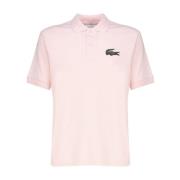 Lacoste Rosa Pique Bomull T-shirts och Polos Pink, Herr