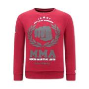 Local Fanatic MMA Fighter Sweatshirt Herr Red, Herr