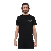 Moschino Snygg Svart T-shirt för Män Black, Herr