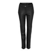 Notyz Slim-fit Trousers Black, Dam
