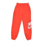 Nike Dance Fleece Oversized Byxor - Lättviktssportkläder Red, Dam