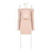 Andrea Adamo Short Dresses Beige, Dam