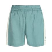 Pinko Höga Shorts med Sidofickor Green, Dam