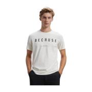 Ecoalf Klassisk Bomull T-Shirt White, Herr