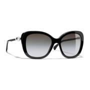 Tom Ford Fyrkantiga solglasögon i elegant svart Black, Unisex