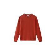 Woolrich Klassisk Merinoulltröja Red, Herr