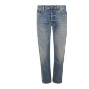 Saint Laurent Slim-fit Jeans för Män Blue, Herr