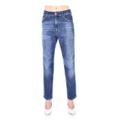 Haikure Straight Jeans Blue, Dam