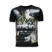 Local Fanatic Rocky Heavyweight Rhinestone - Herr T Shirt - 6160 Black...