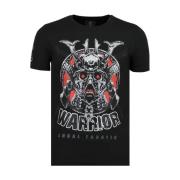 Local Fanatic Savage Samurai Rhinestones - T-shirt Herr - 6327Z Black,...