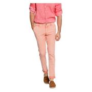 Mason's Slim-Fit Chinos med ikonisk tvättbehandling Pink, Herr