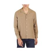 Noyoco Casual Shirts Beige, Herr