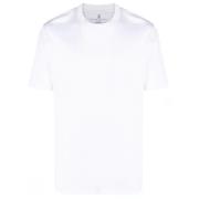 Brunello Cucinelli Klassisk Vit Crew Neck T-Shirt White, Herr