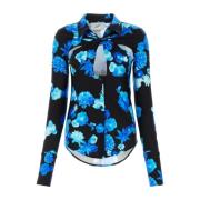 Coperni Long Sleeve Tops Blue, Dam