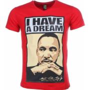 Local Fanatic Martin Luther King I Have A Dream - T-shirt Herr - 2302R...