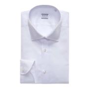 Xacus Twill Evolution Classic Fit Solid Coloreck Shirt White, Herr