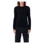 Saint Laurent Lyxig Cashmere Stickad Tröja - Svart Aw23 Black, Herr