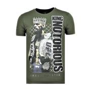 Local Fanatic King Notorious Summer T Shirt Herr - 6324G - Grön Green,...