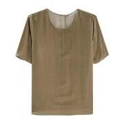 Vince Sammetsoversize-top Beige, Dam