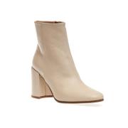 Halmanera Ankle Boots Beige, Dam