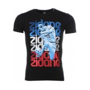 Local Fanatic Zidane Print - Herr T Shirt - 1166Z Black, Herr