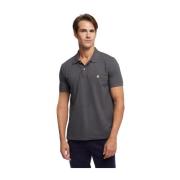 Brooks Brothers Slim Fit Kortärmad Piqué-polo Gray, Herr