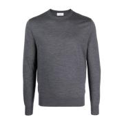 Ballantyne Round-neck Knitwear Gray, Herr