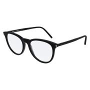 Saint Laurent Stiliga Acetatglasögon för kvinnor Black, Dam