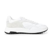 Hogan Vita Sneakers med Pinaforemetal Bredd White, Herr